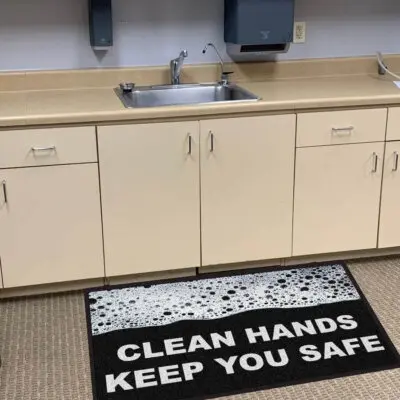 Clean Hands Keep You Safe Mats
