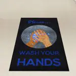Please Wash Your Hands 3×5 Hallway Mats Please Wash Your Hands 3×5 Hallway Mats