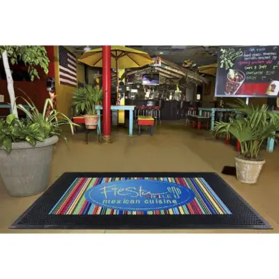 Custom logo mat