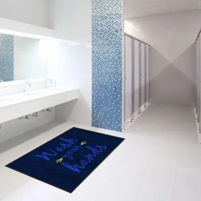 Wash Your Hands 3x5 Bathroom Floor Mats