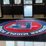 Custom logo mat for Super Barber Scholl entrance Custom logo mat for Super Barber Scholl entrance