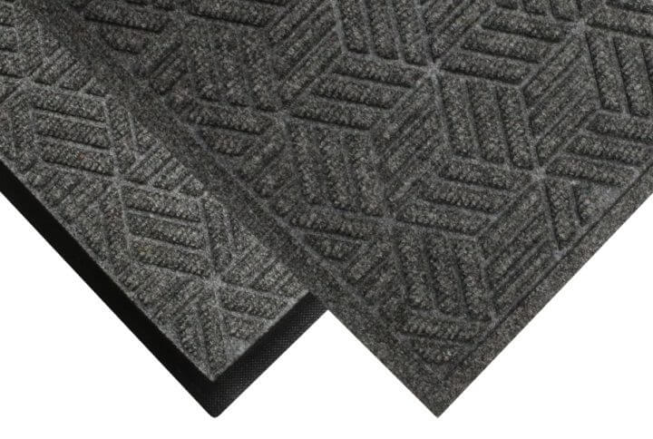 closeup of the legacy eco mat with fashion and classic border